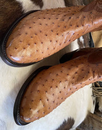 Tony Lama - Men's Western Full Quill Ostrich Boots