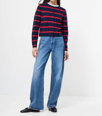 French Connection - Padma Fine Knit Stripe Cardigan