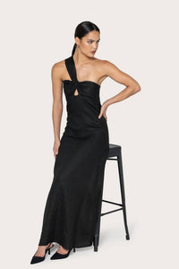 Lusana - Sutton Linen Maxi Dress