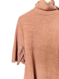 She + Sky - Women's Printed Turtleneck Half Sleeve Top