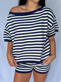 Le Lis - The Harbor Breeze Knit Shorts Set