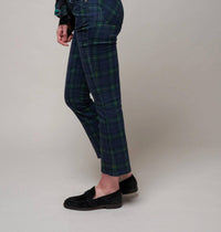 R13 Kick Fit Jean in printed tartan - women's jeans - detail view