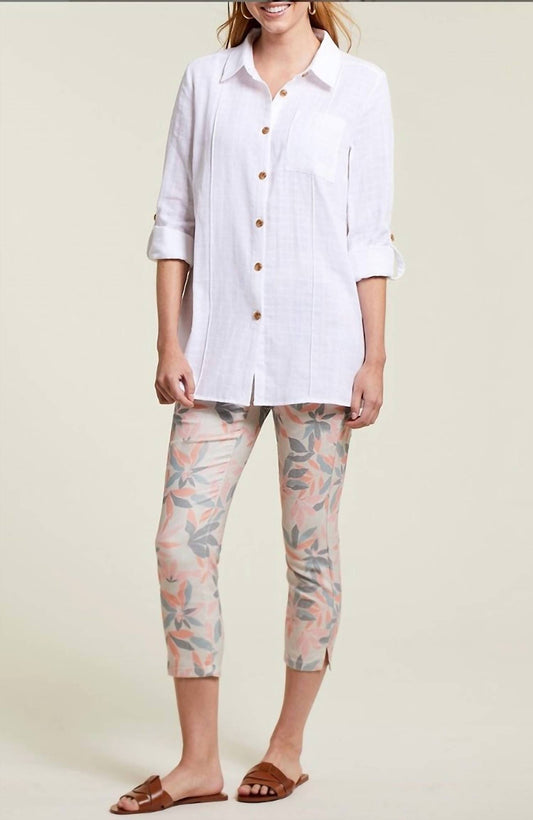 Tribal - Rolled Long Sleeve Tunic