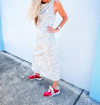 Entro - Wild Side Studded Midi Dress