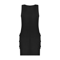 Marina Moscone - Women Sleeveless Tabard Dress