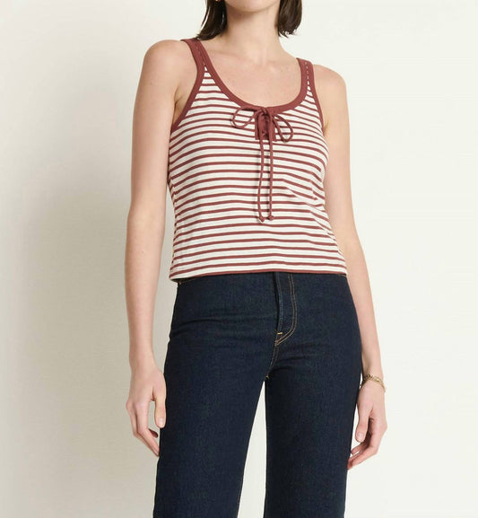 Nation Ltd - Jil Lace Up Tank Top