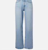 AGOLDE Women's V Waist Baggy High Rise Jeans in prevail - women's jeans - alternate view