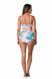 Jantzen - Wrap X-Back Tankini Bikini Swim Top