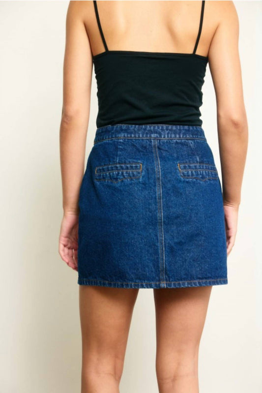Raisonnel - MABLE DENIM MINI SKIRT