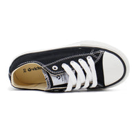 Victoria - Boy's Tribu Canvas Low Top Lace-up Sneakers
