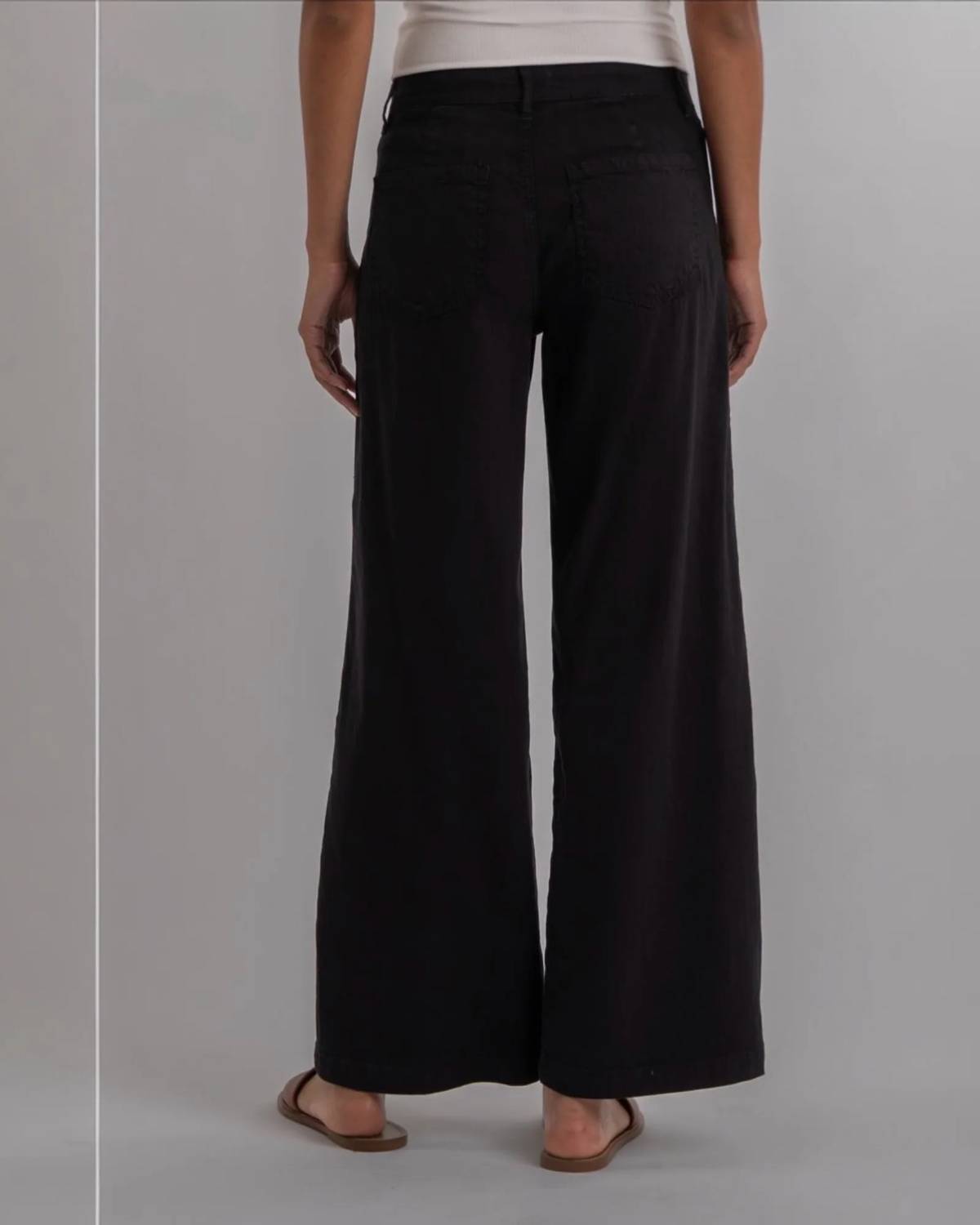 Kut From The Kloth - Meg Linen Wide Leg Pants