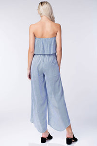 Honey Punch - All Aboard Striped Jumpsuit