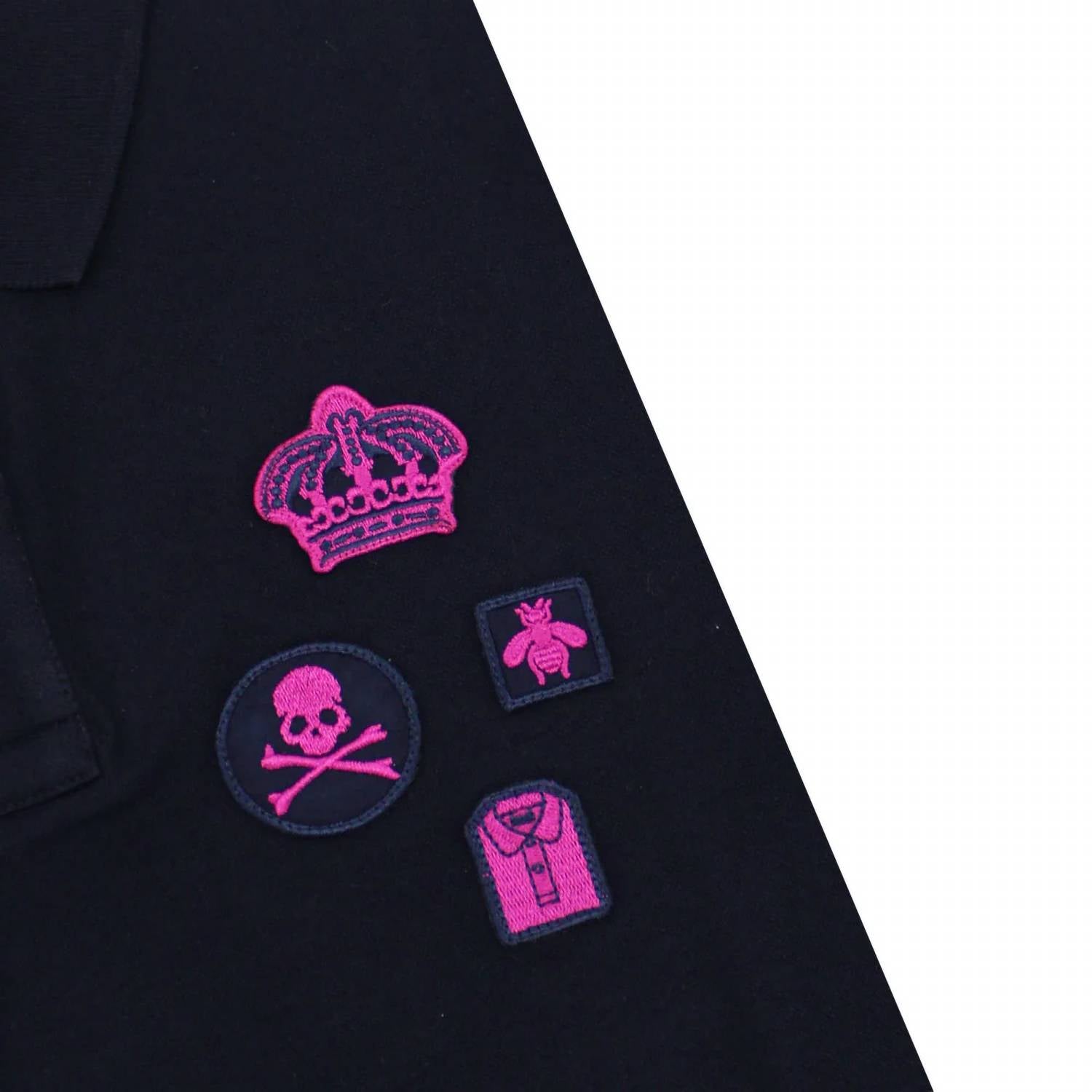 Eight X - Multi Fuchsia Patch Polo