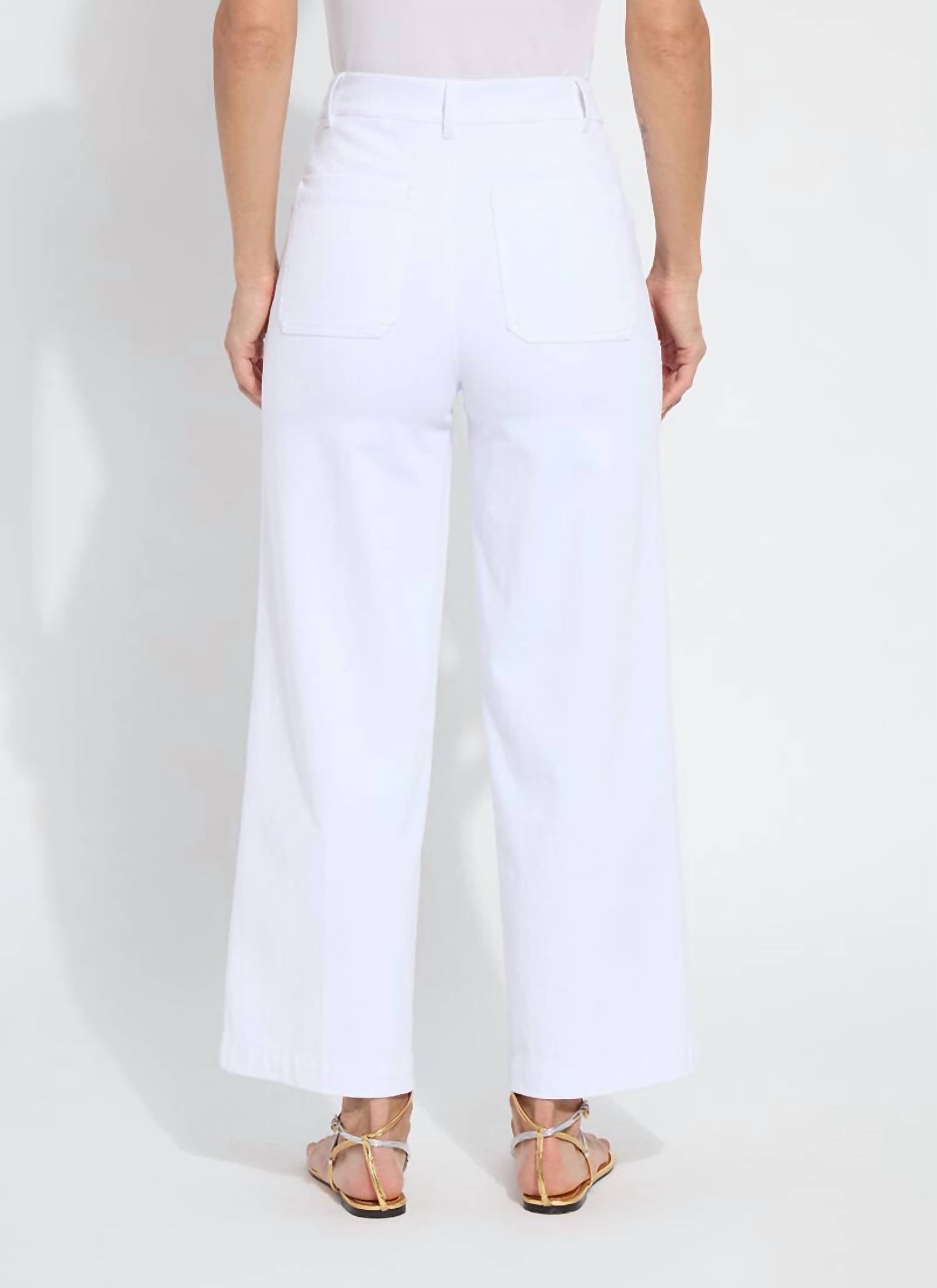 Lysse - Mallory Sailor Hi Waist Wide Leg Denim Pant
