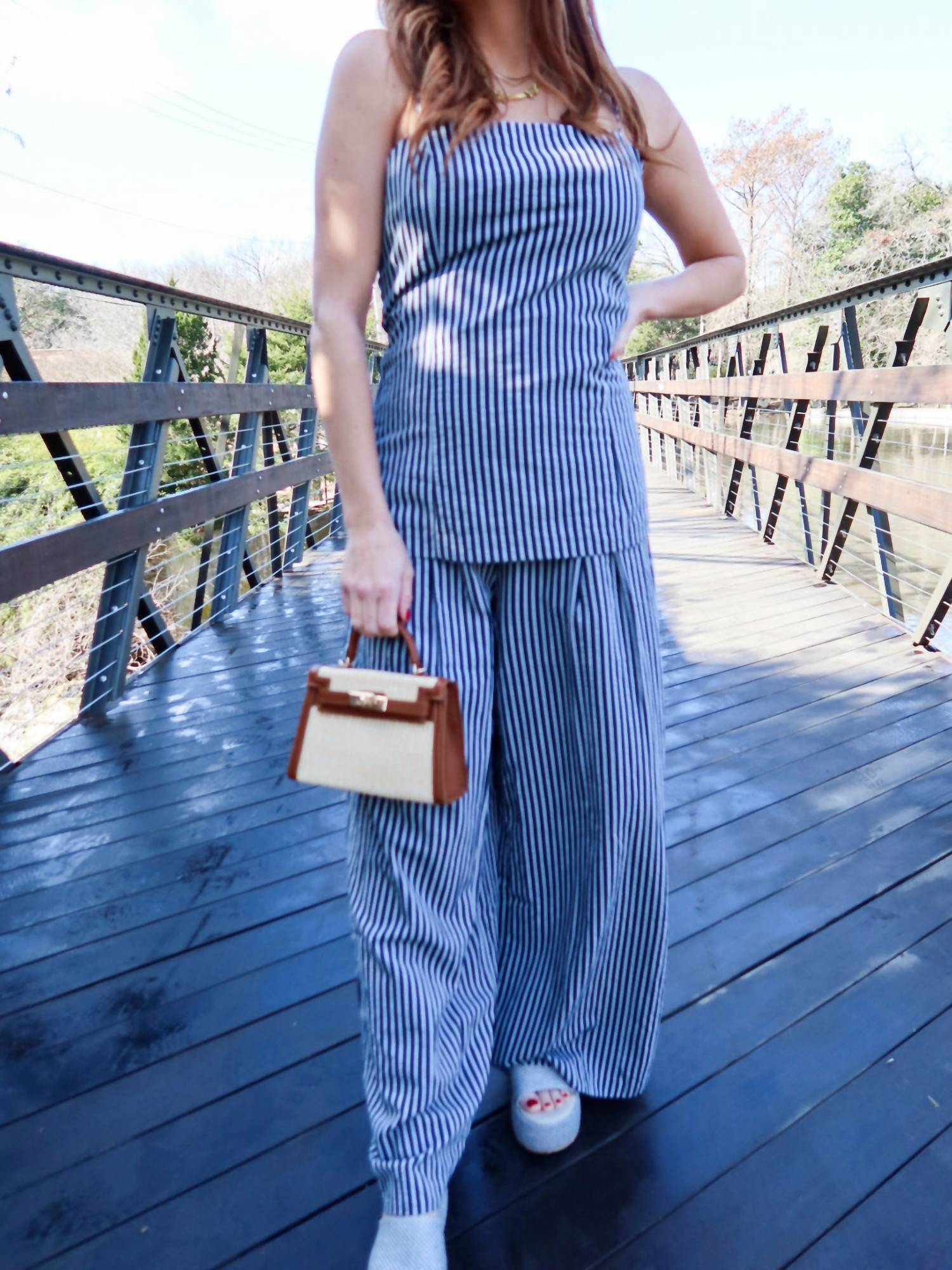 2.7 August Apparel - Harbor Lines Top