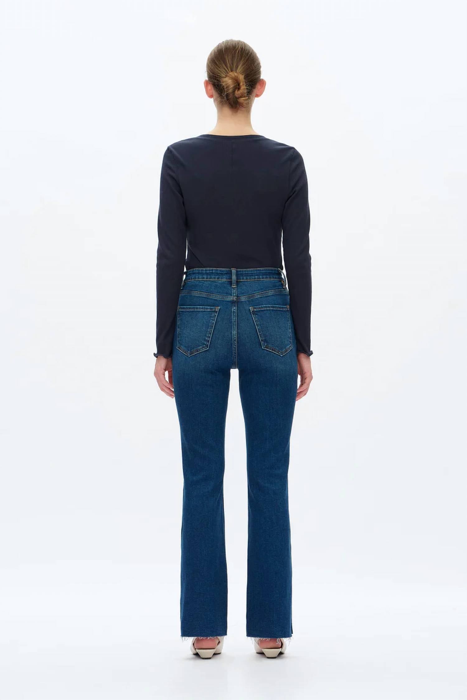 Bayeas - Lunna High Rise Boot Cut Jean