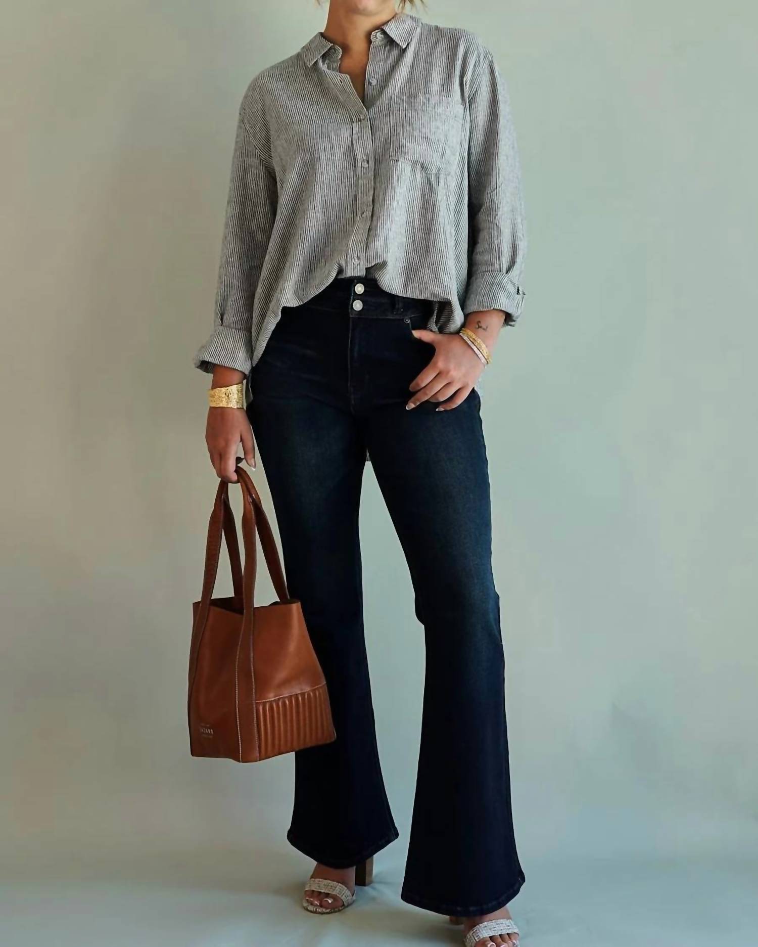 Gentle Fawn - Women's Arabella Striped Button Down Shirt