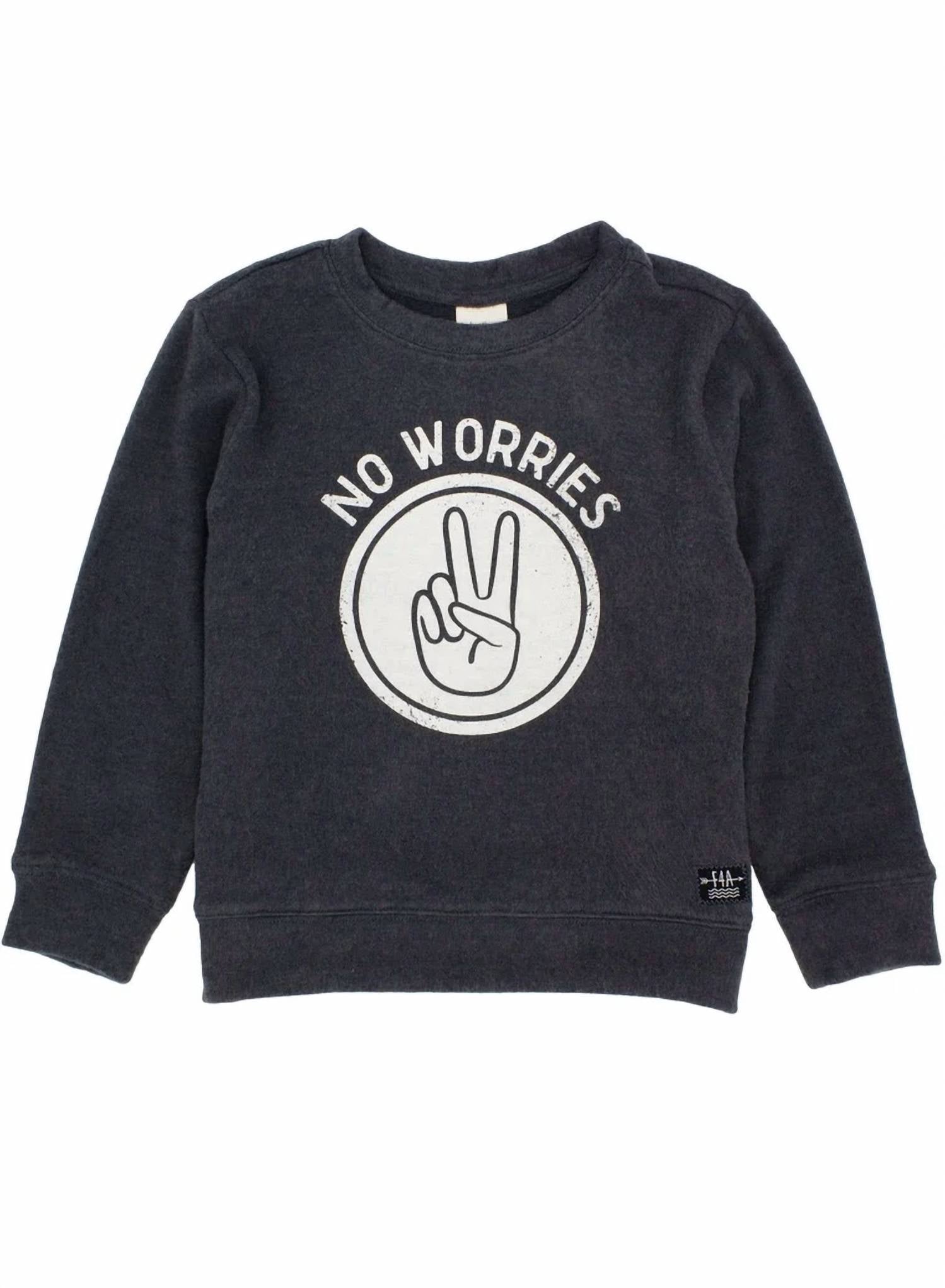 Feather 4 Arrow - Kid's No Worries Hacci Pullover
