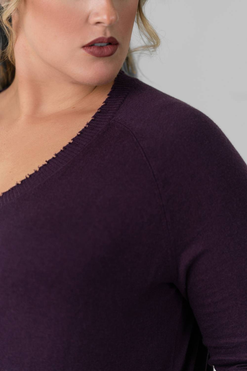 Minnie Rose - Distressed Top - Plus