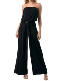 Ariella - Wide Leg Jumpsuit With Ring Belt