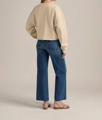Favorite Daughter - Cropped Collegiate Sweatshirt