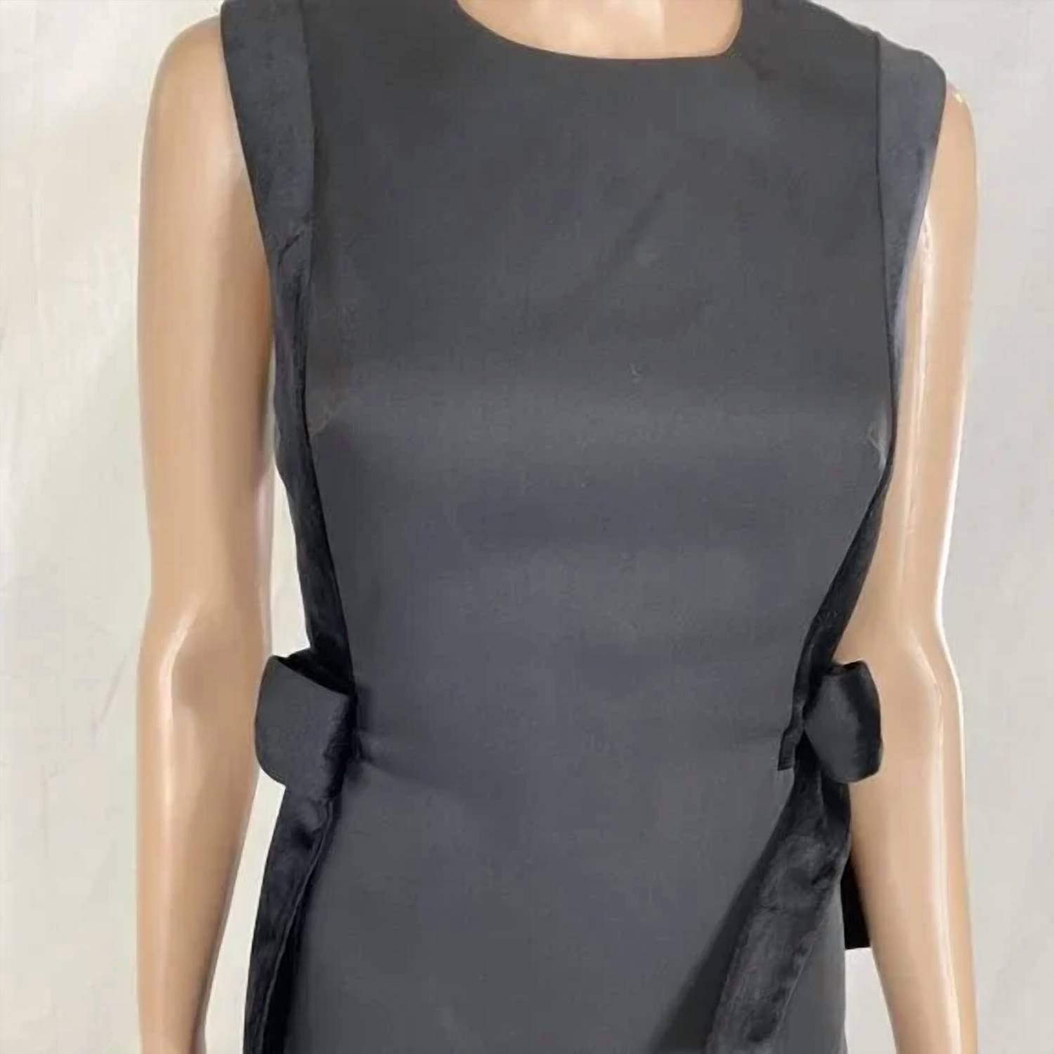 TED BAKER Velvet Bow Skater Mini Dress in black - women's dress - view 5