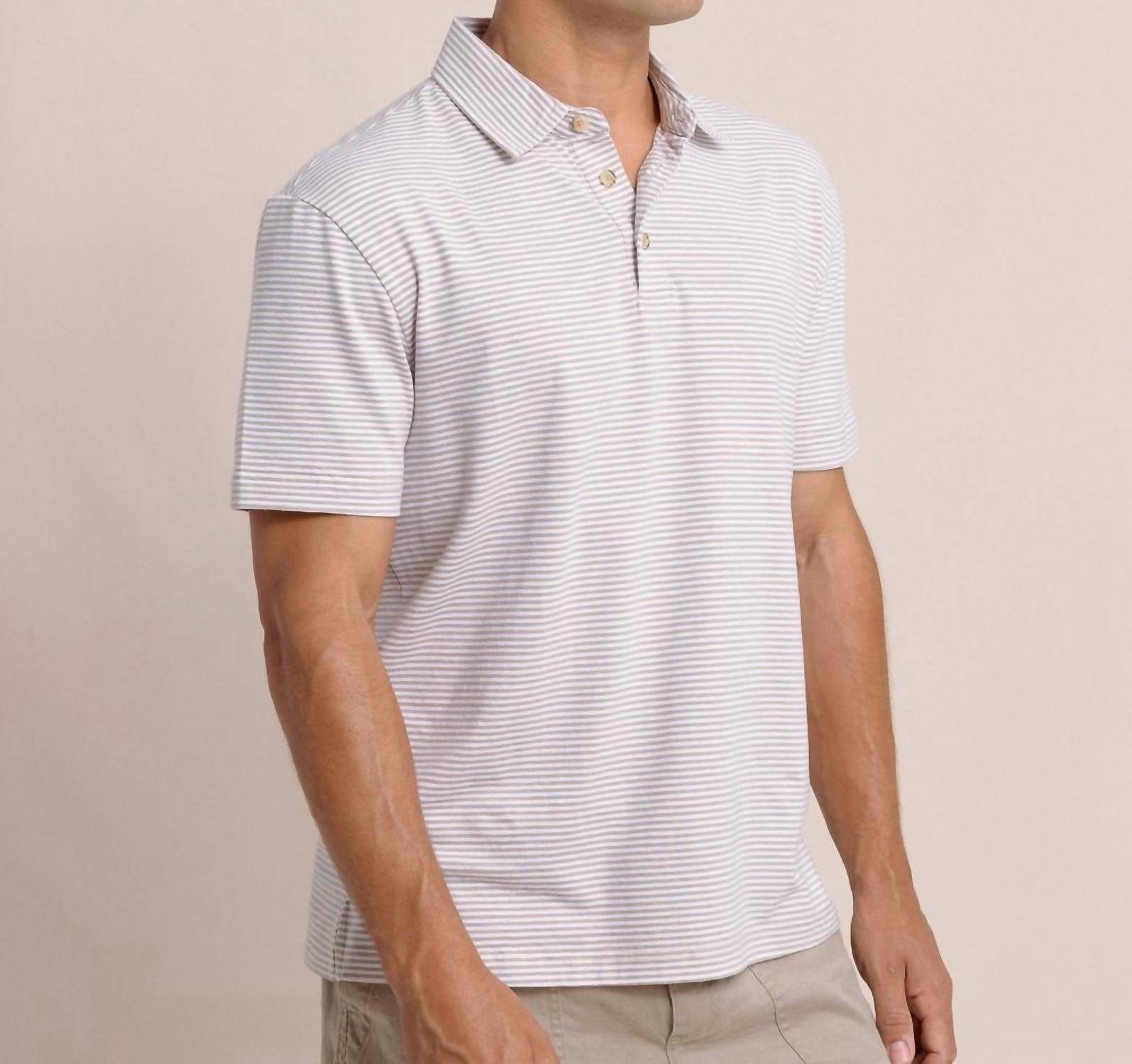 Southern Tide - Linen Cotton Sandwave Polo
