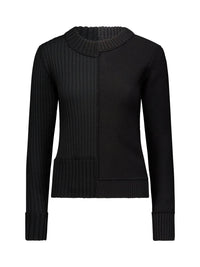 Marina Moscone - Women's Patchwork Pullover Sweater