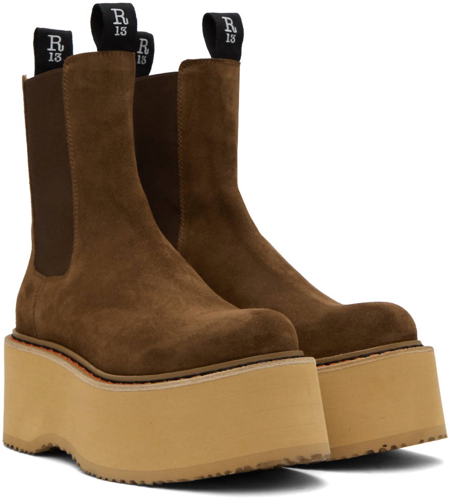 R13 - Women's Double Stacked Chelsea Boot