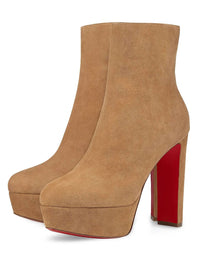 Christian Louboutin Women's Loo Boot in lionne - women's shoe - detail view