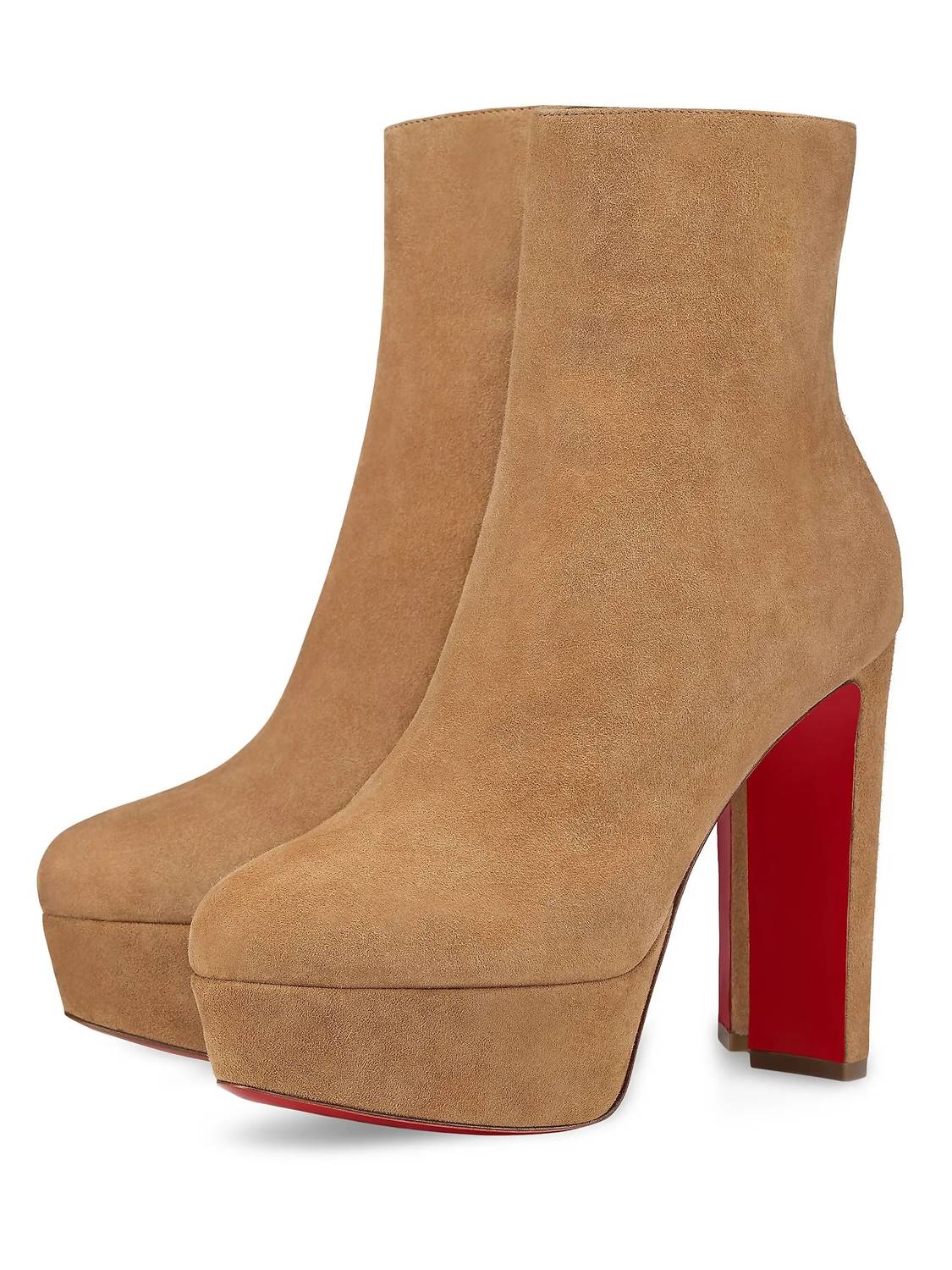 Christian Louboutin Women's Loo Boot in lionne - women's shoe - detail view