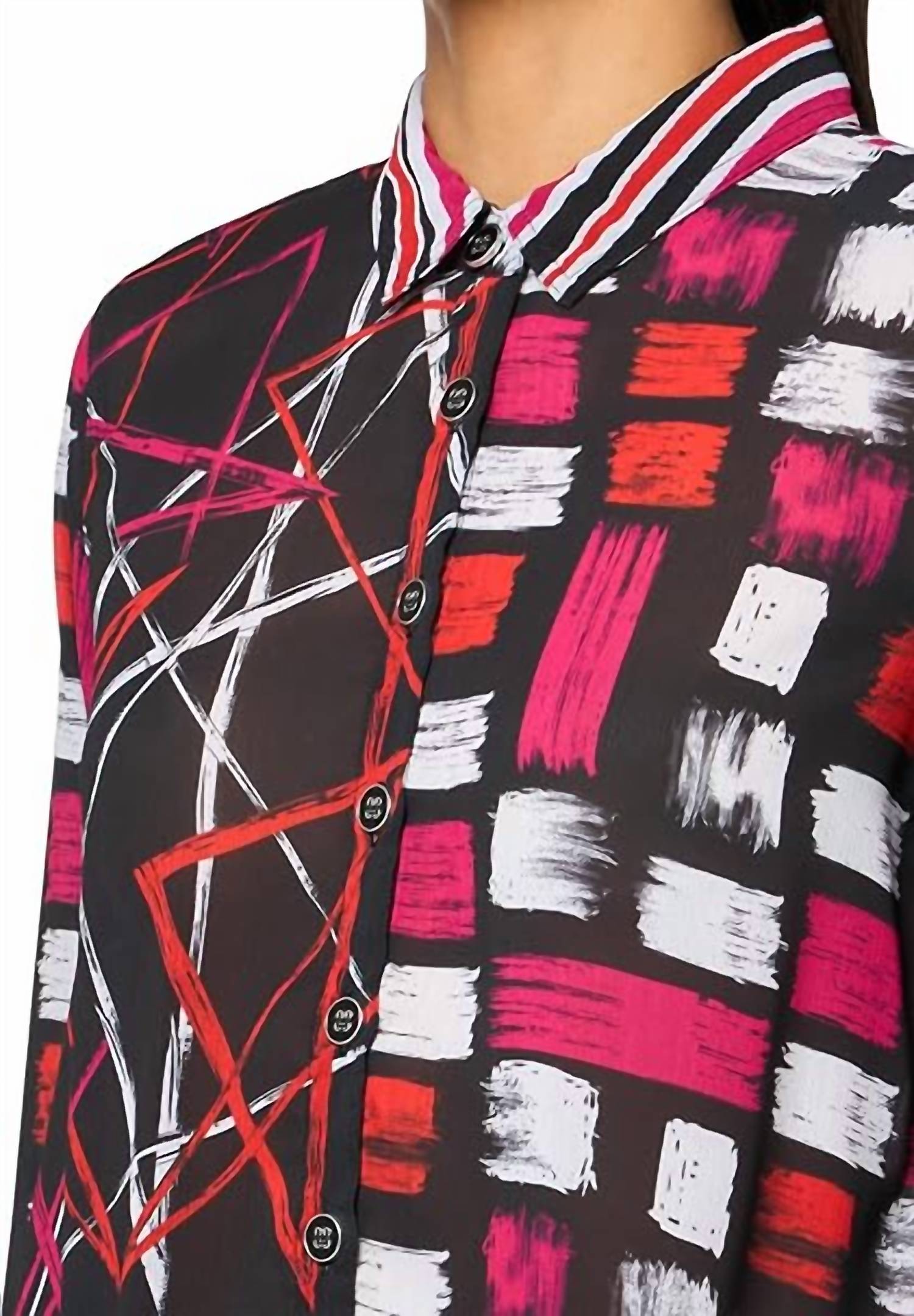 Multiples - Print Polyester Blouse