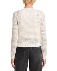 L'Agence - Blanca Sequin Cropped Cardigan