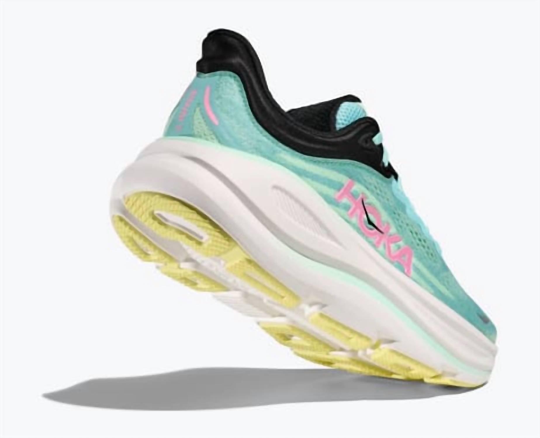 Hoka Women's Bondi 9 Running Shoes in blue - women's shoe - view 4