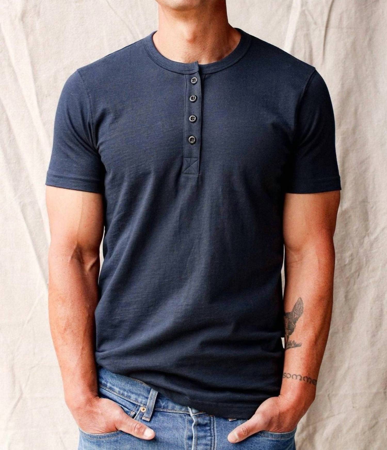 Wiesmade - Reyes Henley Heavyweight 8oz