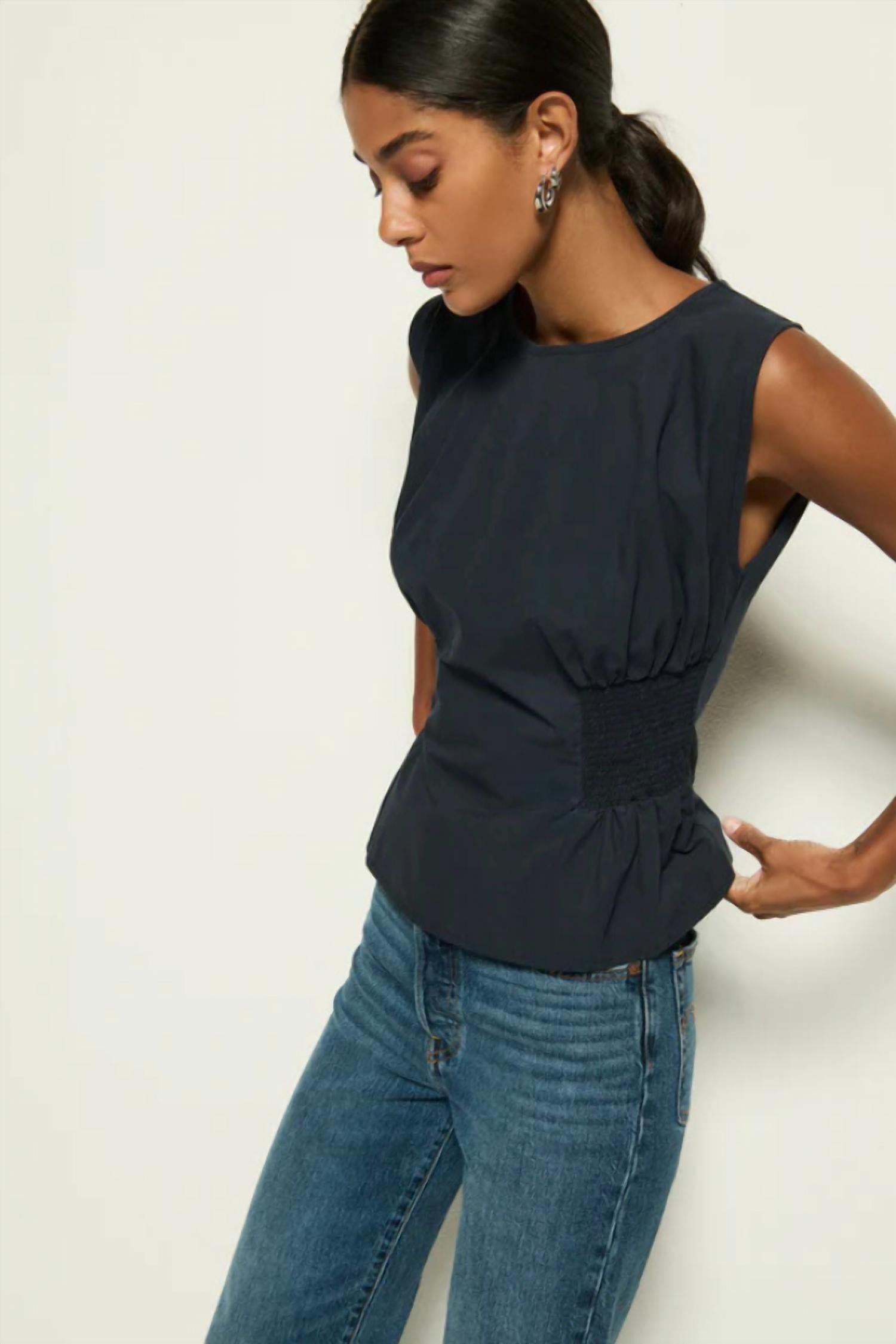 Nation Ltd - Lela Smocked Top