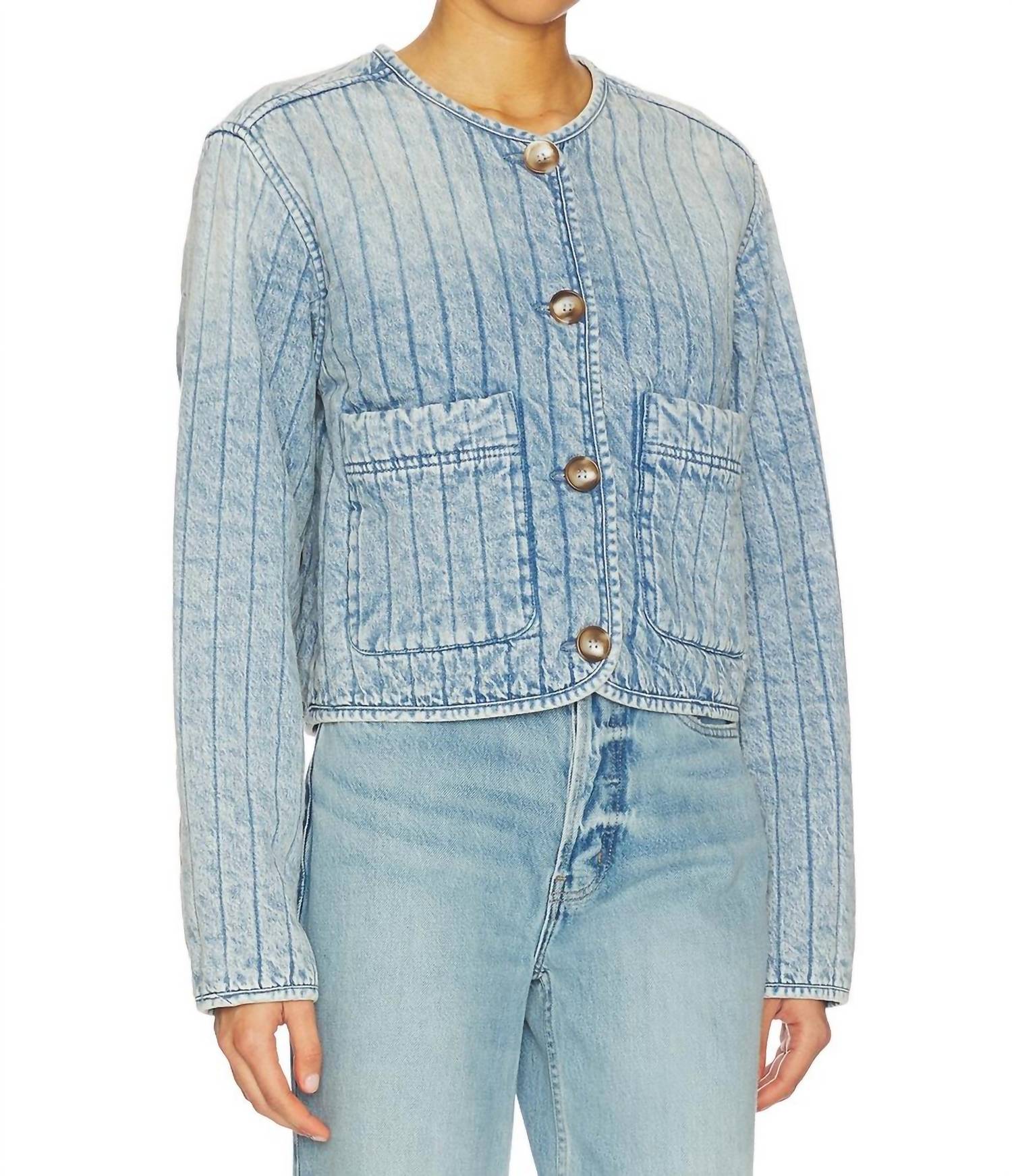 Blanknyc - Quilted Denim Jacket