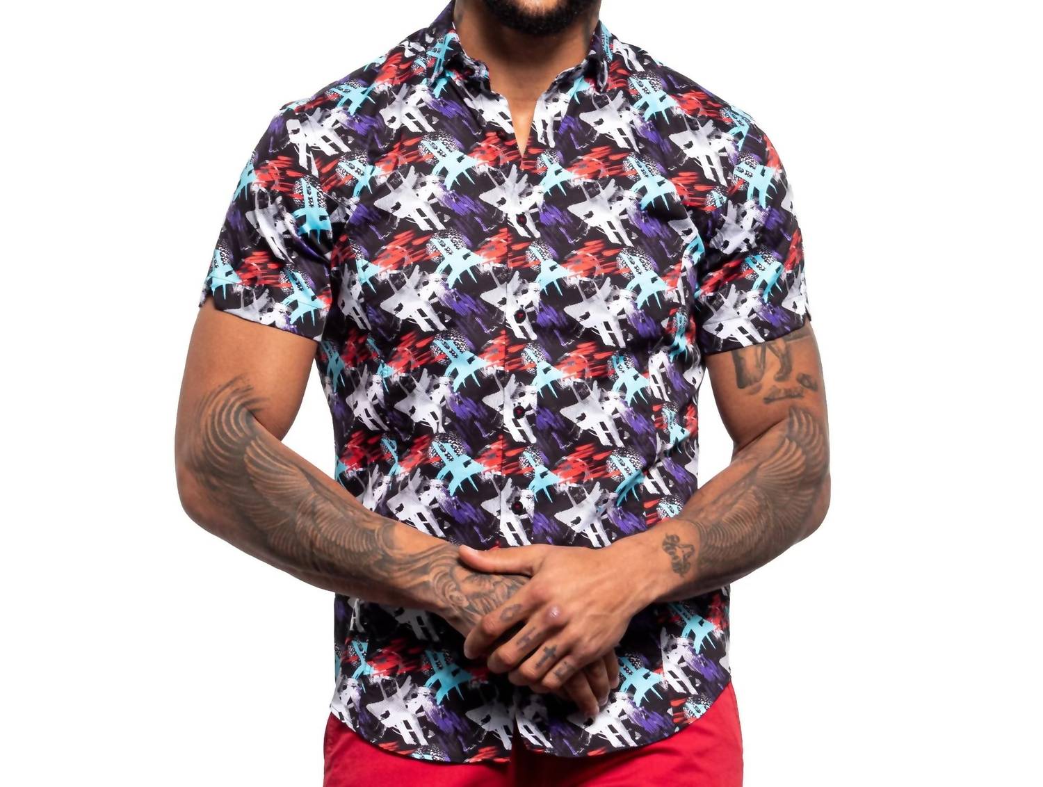 Eight X - Paint Party Short Sleeve Shirt