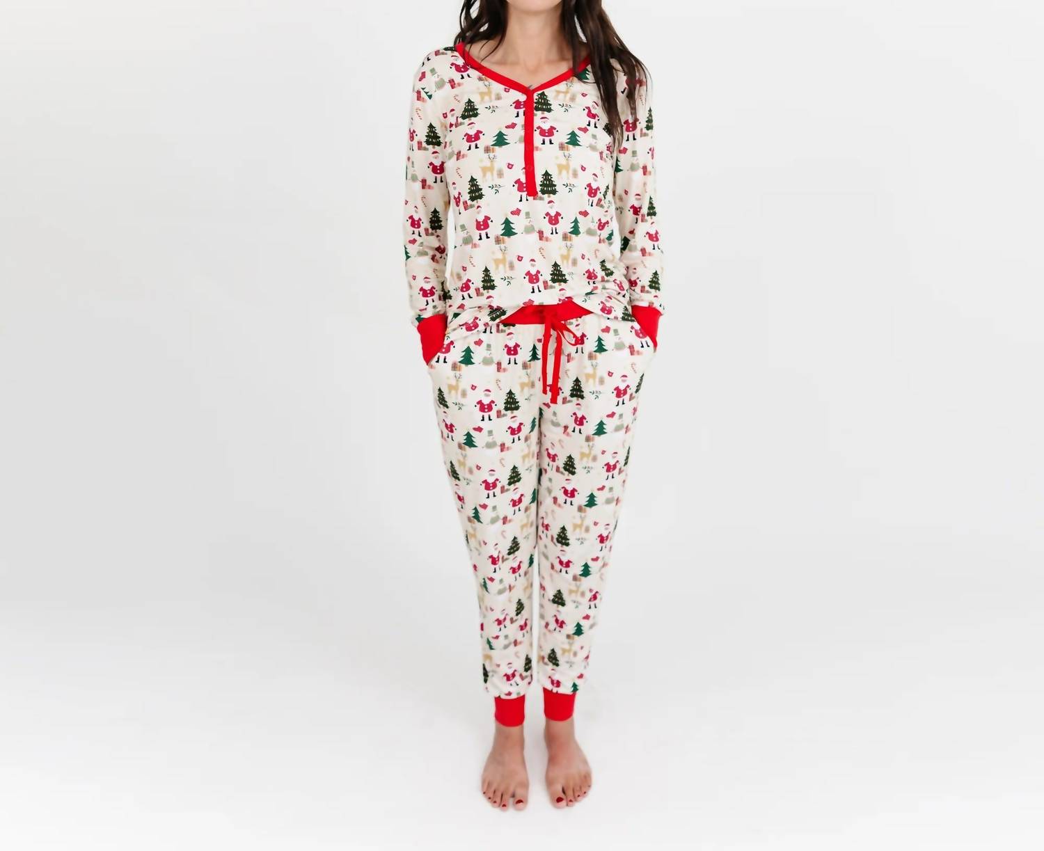 Emerson And Friends - Cozy Christmas Bamboo Jogger Pajama Pants