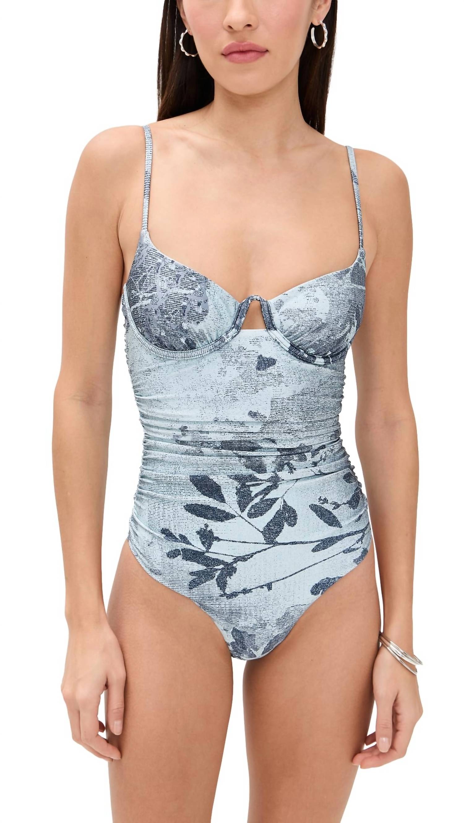 Simkhai - \laine Ruched One Piece Swimsuit