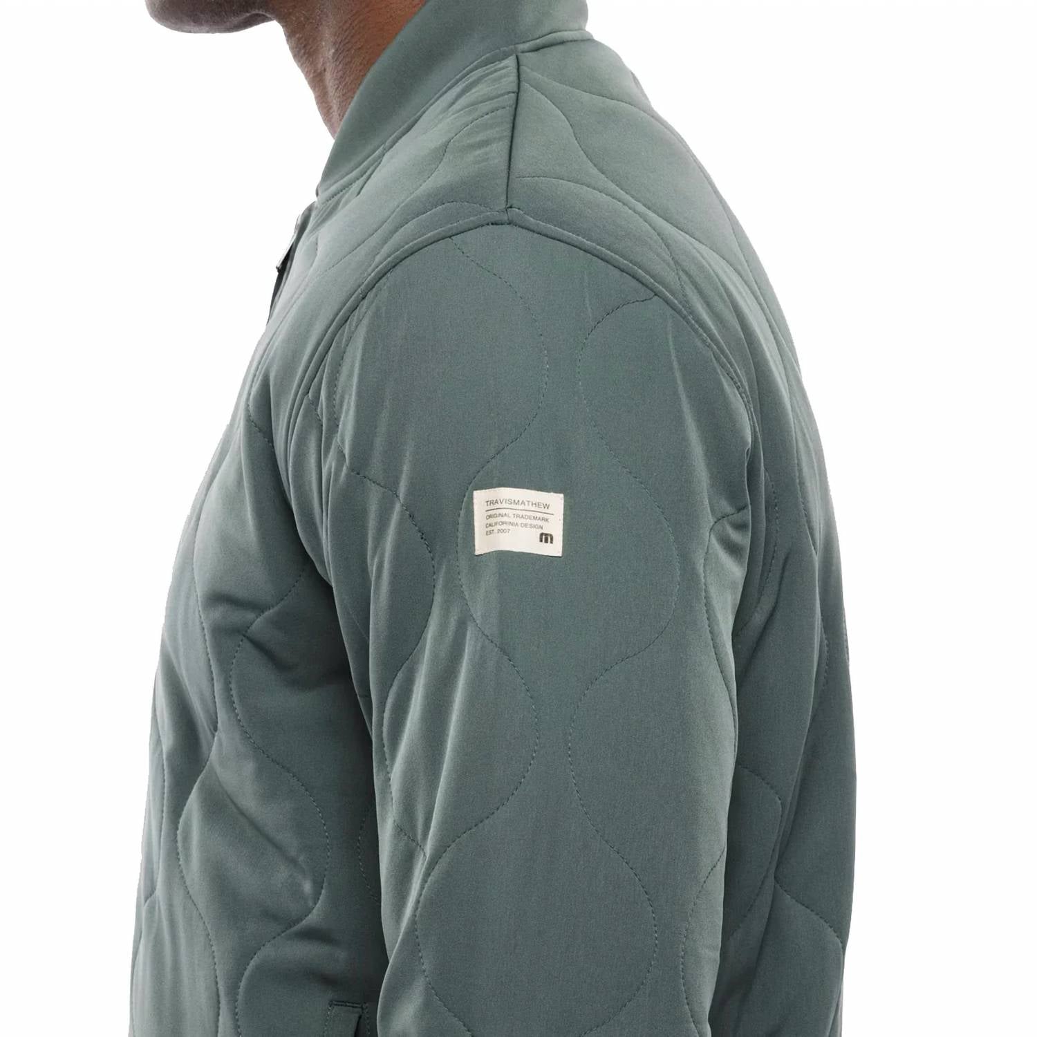 TravisMathew Come What May Jacket in balsam green - men's jacket - view 4
