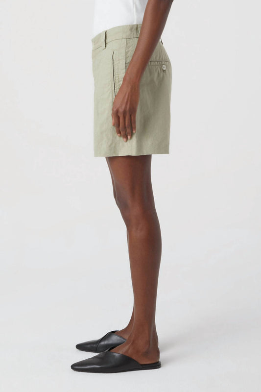 Closed - Mid Waist Linen Cotton Blend Shorts