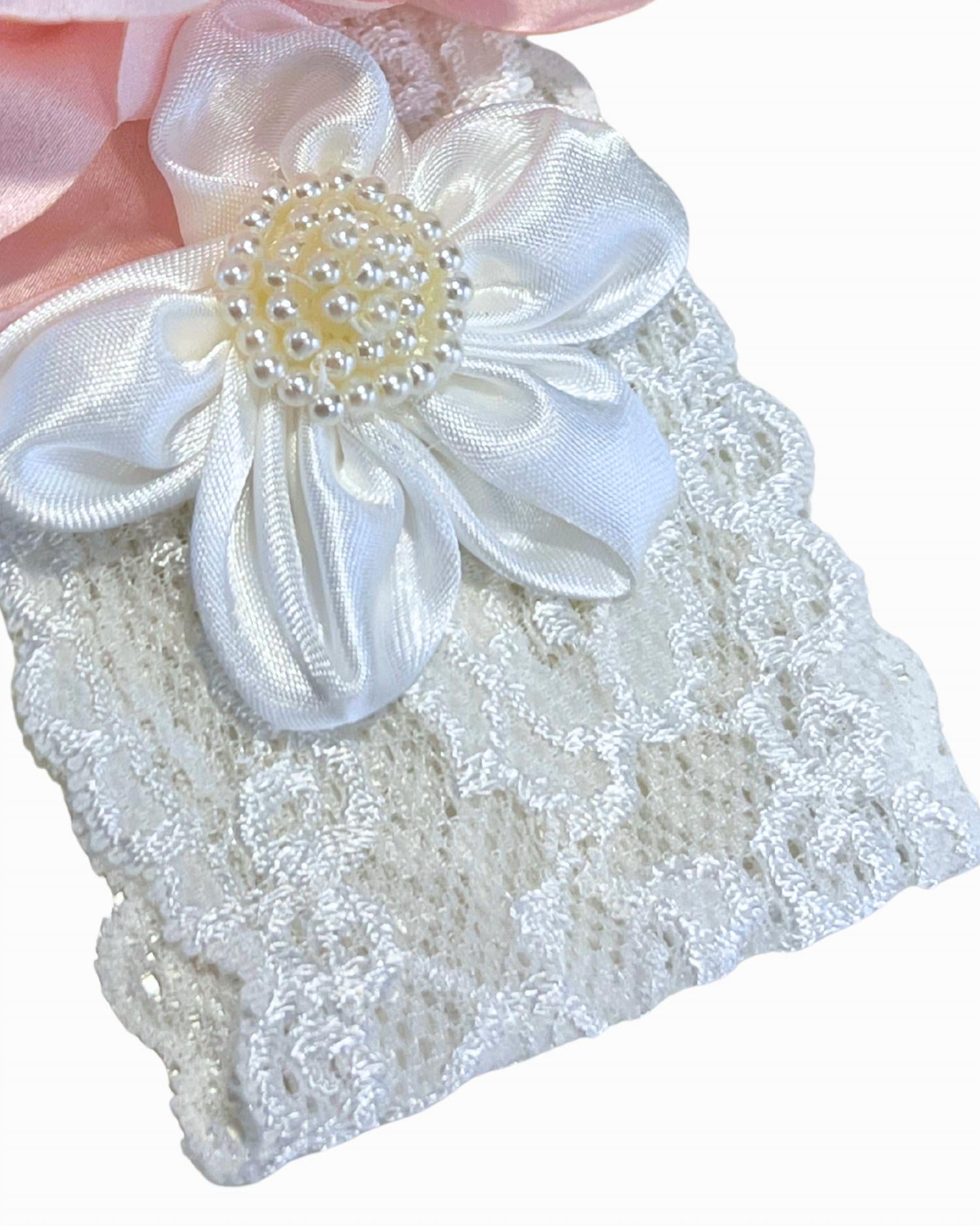 Katie Rose - Girl's Aria 2-Piece Lace With Flower Set