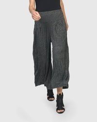 ALEMBIKA Whirlwind Lounge Pants in stripes - women's pants - detail view