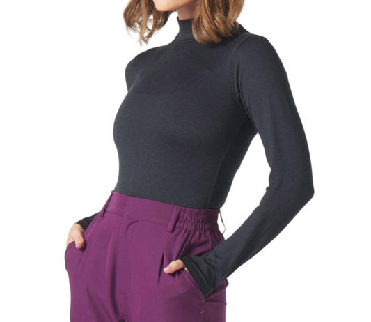 Glyder - Long Sleeve Mock Neck Bodysuit