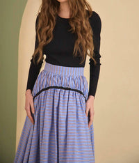 Hunter Bell - Callie Ribbed Long Sleeve Sweater