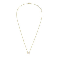 Diana M Jewels - Lab-grown Round Diamond Bezel Pendant Necklace - 1.00 Ct - Delicate