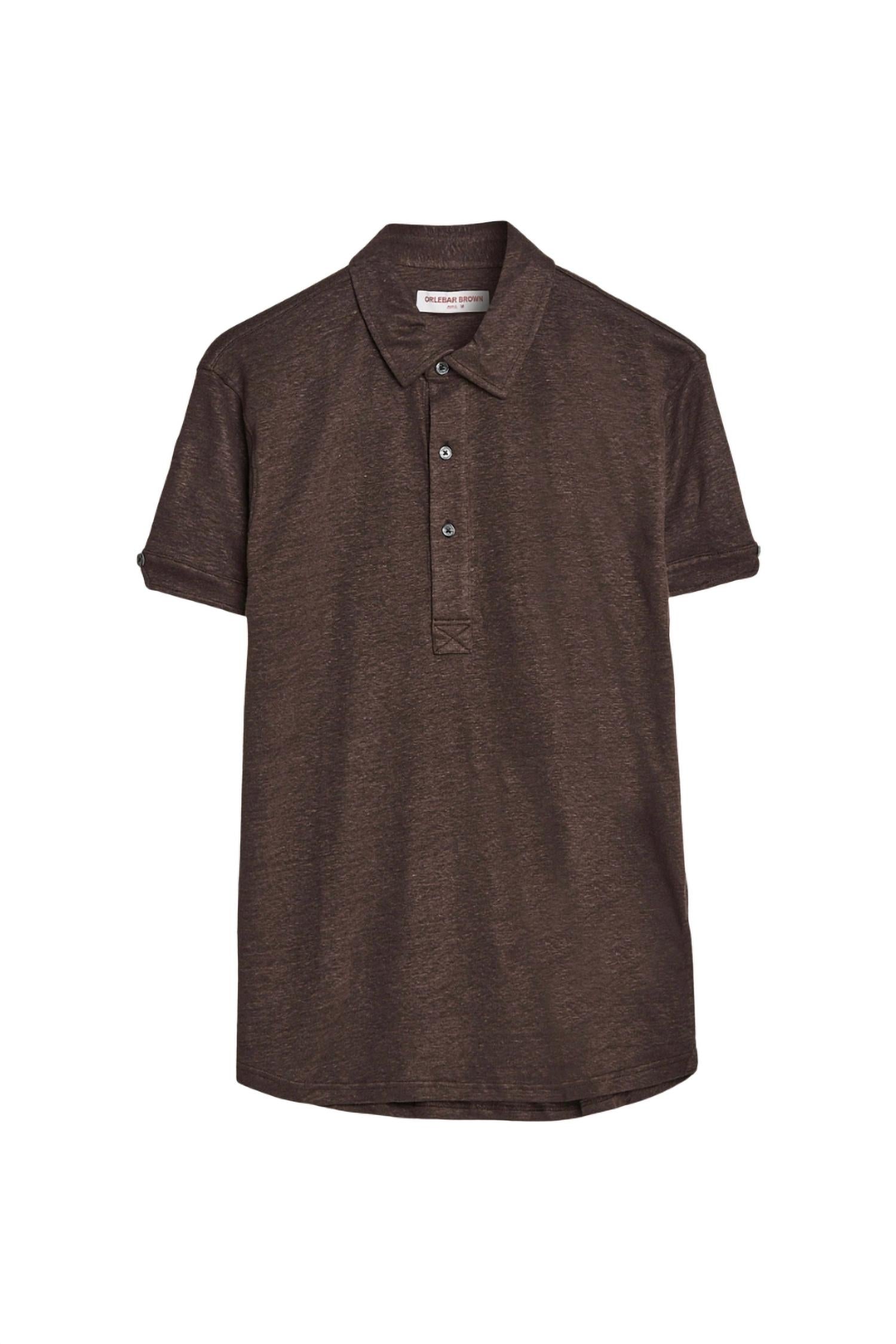 Orlebar Brown - Sebastian Linen Polo Shirt