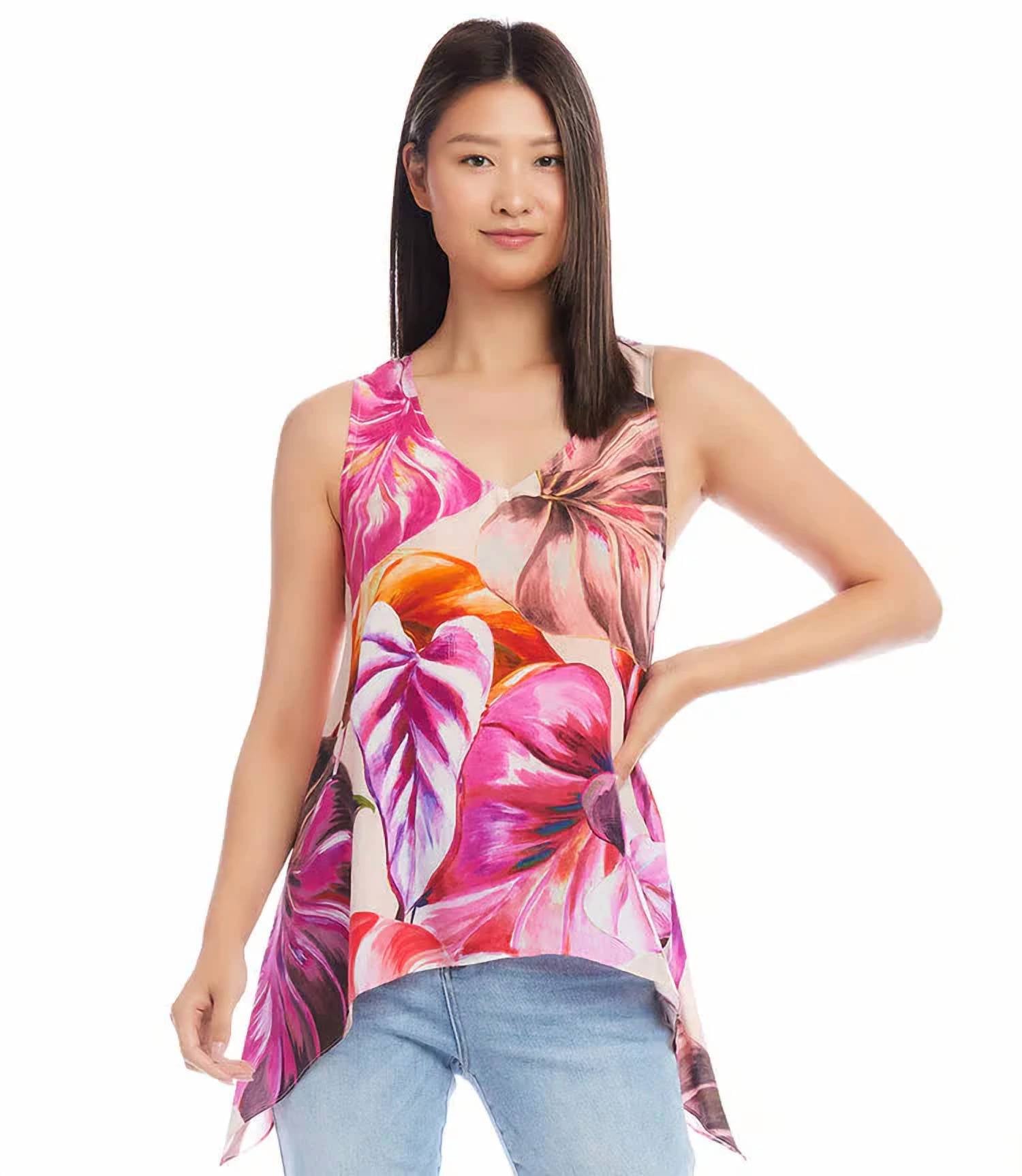 Karen Kane - Parity Uneven Hem Tank