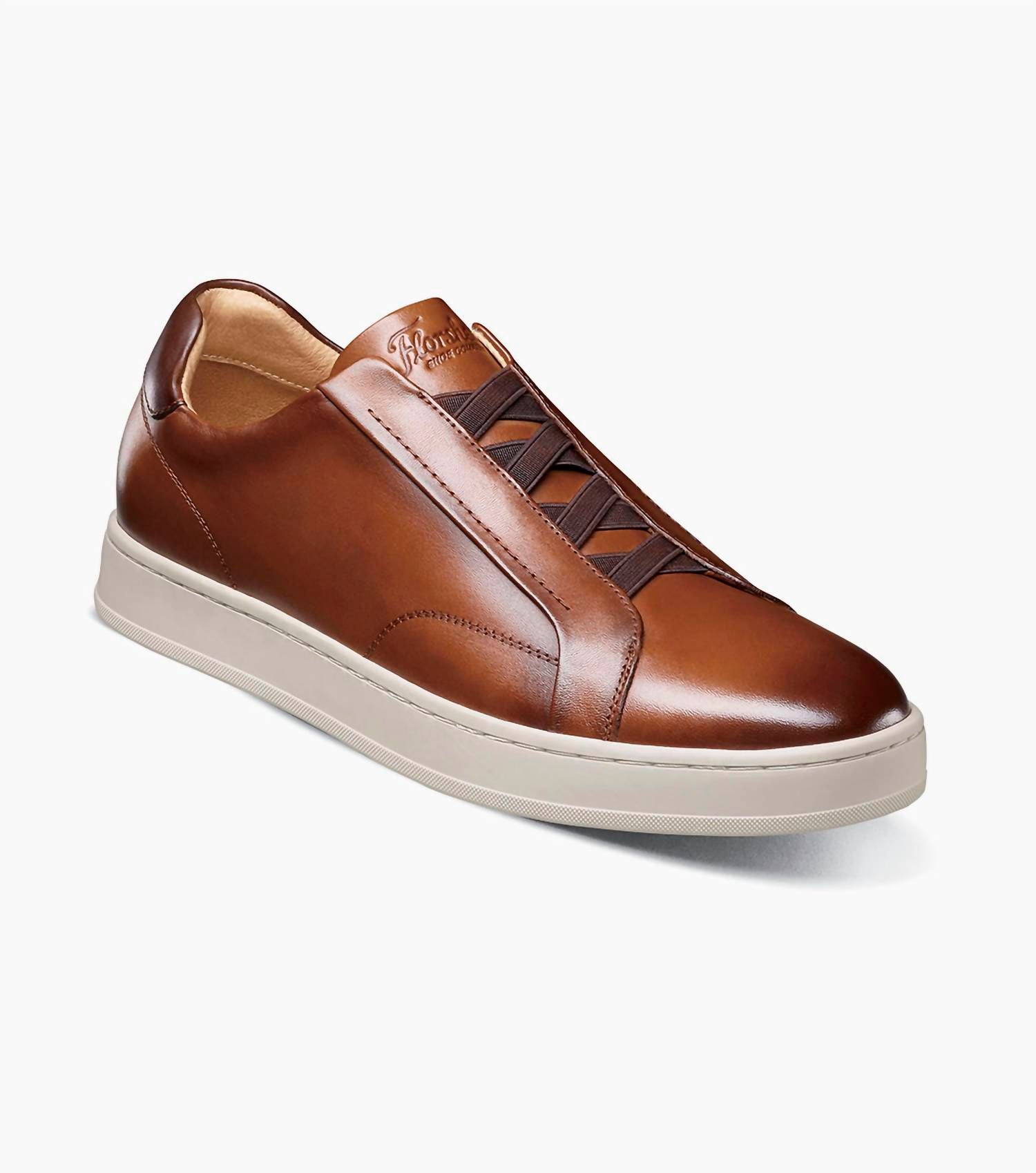 Florsheim MEN'S MONOPOLI SLIP ON SHOES in cognac - men's sneaker